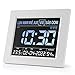 Reloj Digital Calendario, 【2022 Versión Más Reciente】 Pantalla Grande HD de 8" con Temperatura & Humedad, para Demencia y Enfermedad de Alzheimer, Niños, Ancianos, Discapacidad Visual - Blanco