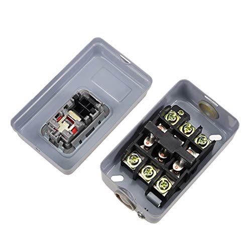 Interrupteur de commande à bouton-poussoir marche/arrêt 30A boîtier de commande moteur 3.7kW - 4