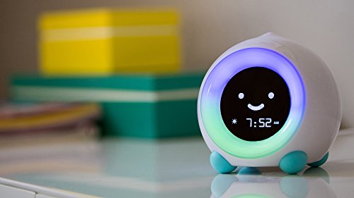 LittleHippo Mella Ready to Rise Children's Trainer, Alarm Clock, Night Light and Sleep Sounds Machine (Blush Pink)