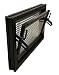 Produktbild Kellerfenster braun 80 x 50 cm Isolierglas 3.3 mit Schutzgitter, montierter Insektenschutz, 4 Fensterbauschrauben