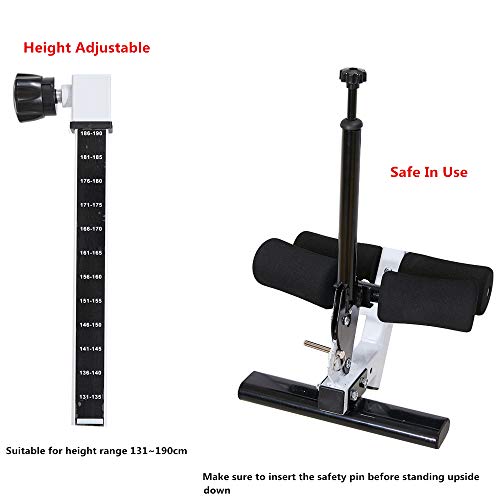 HAIPHAIK Heavy Duty Inversion Tabl - Adjustable Inversion Therapy Table,Back Stretcher Machine for Pain Relief Therapy