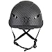 Klein Tools 60515 Safety Helmet, Non-Vented Class E with Rechargeable Lamp and Chin Strap, Premium KARBN Pattern, Tested up to 20kV