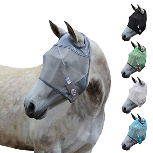 Derby Originals UV-Blocker Premium Reflective Safety Horse Fly Mask Without Ears Or Nose