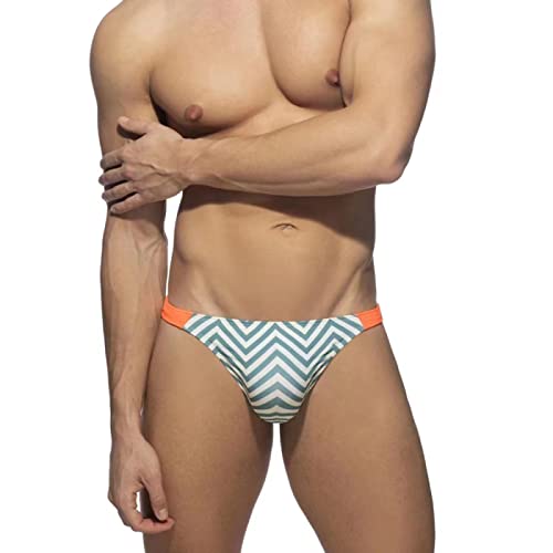 SOYNIA Bañador Pantalon Corto Hombre Bañadores con Tanga Sexy De Cintura Baja Estampado Color Block Bañador L 2