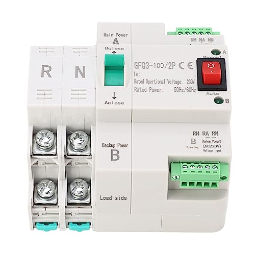 Inverseur de source automatique double puissance avec sélecteur 2P - 4