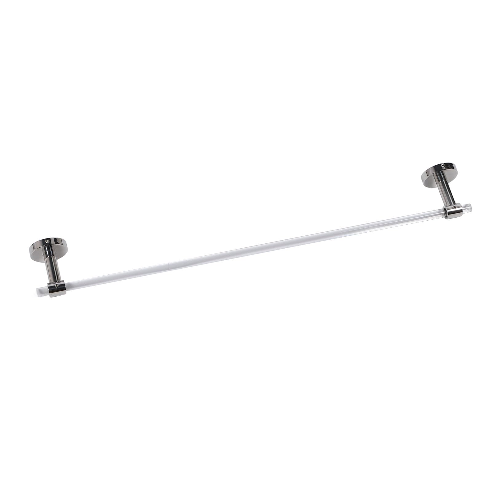 Akrylowy Uchwyt na Ręcznik, Minimalistyczny Montowany do ściany (60cm)
