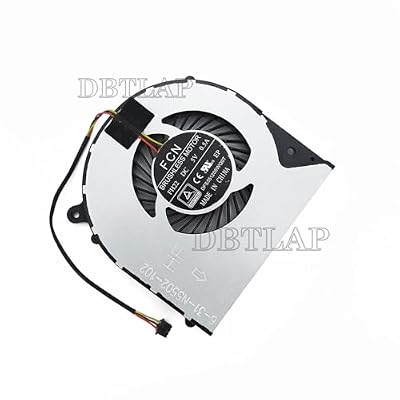 CPU Cooling Fan Compatible for CLevo W350DW N350DW M510D1 N550RC Series DFS551205WQ0T FH22 6-31-N5502-102 5V 0.50A Fan