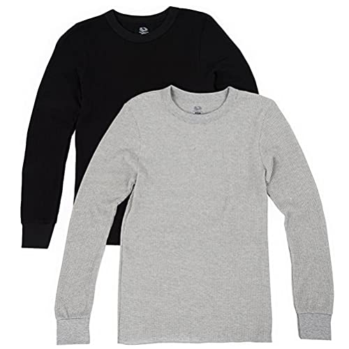 Fruit of the Loom Men's Classic Midweight Waffle Thermal Underwear Crew Top