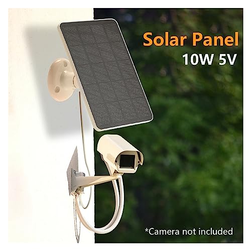 Panel solar cargador de batería de 10W con salida micro USB de 5V impermeable 2