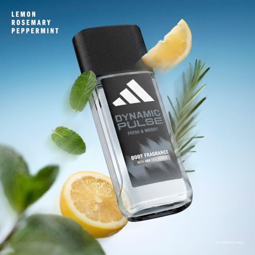 Image of adidas Giftset Pure Game, Ice Dive and Dynamic Pulse Body Fragrance (75ml, 2.5fl oz), for him, Notes of Rosemary, Lemon, Peppermint, and Grapefruit, Men's Fragrance, Long Lasting, Sporty Fragrance