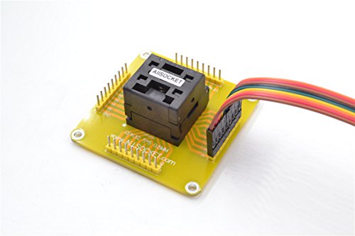 qfn32 mlf32 wlcsp32 qfn32-to-dip32 programming adapter testing socket pitch 05mm ic size 5x5 qfn325x5-05 cp ic550-0324-007-g new header pins solderingqfn325x5