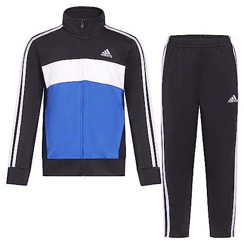 Image of adidas Boys' 2-piece Color Block Tricot Track Set