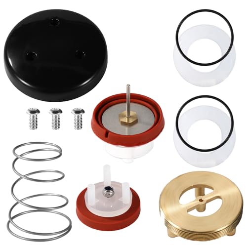 12pcs Pressure Vacuum Breaker and Bonnet Repair Kit, Faucet Sillcock Valve 720A Repair Rebuild Kit for Wilkins 1/2” 3/4” 1” Pressure Vacuum Breaker
