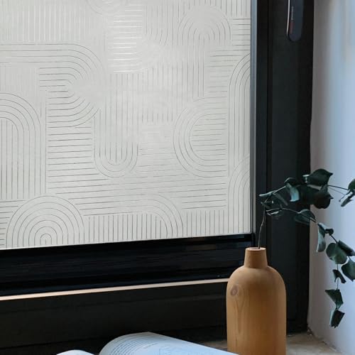 Porto Window Privacy Film by Artscape - Decorative Privacy Frosted Glass Design, Static Cling, Full...