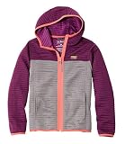 [エルエルビーン] ビッグキッズ エアーライト・ニット・フルジップ・フーディ Lサイズ パープル Royal Plum １００００３４０９１