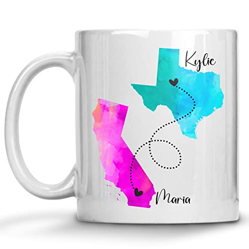 Taza de café personalizada de cerámica 15 oz miniatura 1