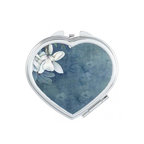 Miroir compact peinture chinoise double face HD grossissant et portable