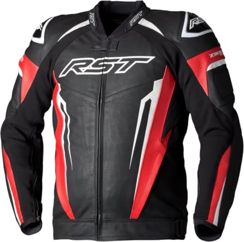 RST Tracttech EVO 5 Red/Black/White L Leather Jacket (3437)