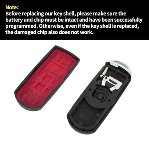 Coque de clé pour Mazda 3 et MX-5 Miata boîtier de remplacement 4 boutons