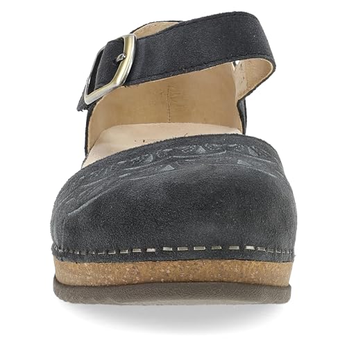 Image of Dansko Mae Mary Jane for Women - Dual-Density Cork /EVA Midsole and Lightweight Rubber Outsole Provide Durable and Comfortable Ride on Patented Stapled Construction