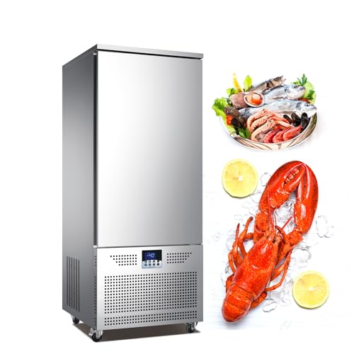 Image of Kolice Commercial Heavy Duty 220V 60HZ 15 Trays Blast Chiller, Shock Freezing Blast Freezer for Restaurant, hotel, supermarket food-Lowest Temperature -40F(-40C)