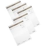 Noaks Wasserdicht Zip-Beutel Schutzhülle, M, 5er Pack, 17,5 x 21 cm, Reißverschluss, Mehrfarben, Nylon, Tablets, eBook Reader, Snacks, Erste Hilfe Sets