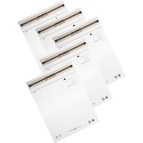 Noaks Wasserdicht Zip-Beutel Schutzhülle, M, 5er Pack, 17,5 x 21 cm, Reißverschluss, Mehrfarben, Nylon, Tablets, eBook Reader, Snacks, Erste Hilfe Sets