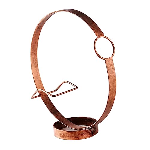 JISADER Porte-Bouteille en Métal,Casier à Vin,Porte-Bouteilles de Vin Moderne,Support pour Bouteille de Vin,Range Bouteilles pour Cuisine,Décoration de...