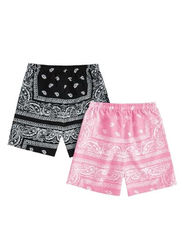 Pantalones cortos tipo bandana para niño ideales para vacaciones de verano y playa 2