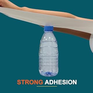 Golden Fox Vapor Barrier Tape, 4'' x 180' Roll, 9 Mil White Polyethylene Moisture and Vapor Barrier Seam Tape for Crawl Spaces, Marine Use, Insulation Tape, Underlayment & More, Waterproofing,1 Pack