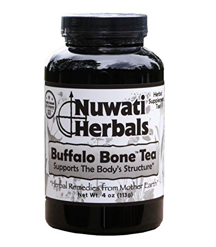 Nuwati Herbals - Buffalo Bone Herbal Tea - Supports the Body's Structure - for Bone, Hair & Skin, Loose Tea, 4 Ounces