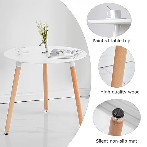 Mesa de comedor redonda moderna解决小户型拥挤 Sillas cocina comedor hogar 4
