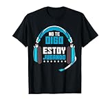 Regalos Para Gamers Hombre, Niños Camiseta Video Gaming Nerd Videojugador No Puedo Oirte Estoy Jugando Manga Larga S