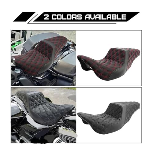 Selle Moto Confort Plus pour Éviter le Mal de Dos en Duo sur Road King et Electra