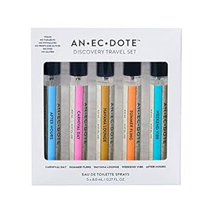 Anecdote Anecdote Fragrances Discovery Travel Set Five Fragrances Edt Sprays 0.27 Fl Ounce Each, 1.35 fluid_ounces…