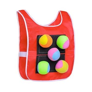 Generisch Sticky Ball Weste mit 5 Bällen