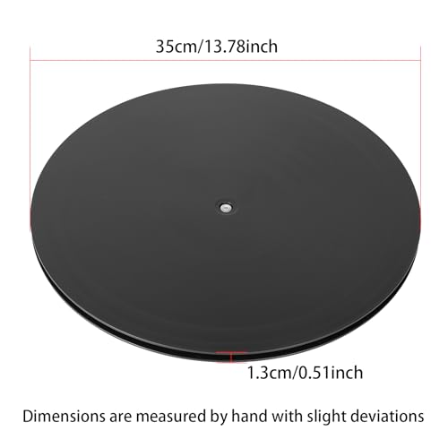 Image of ZZRANYE 14 Inch Heavy Duty Rotating Swivel Stand - 360 Degree Rotating Lazy Susan Base with Steel Ball Bearings for Model Base /Rotating Plants /Crafts Stand Monitor /TV /Monitors /Potted Plants