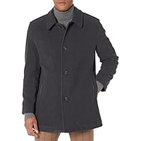 Cole Haan Signature Men's Wool Plush Car Coat, charcoal, X-Large