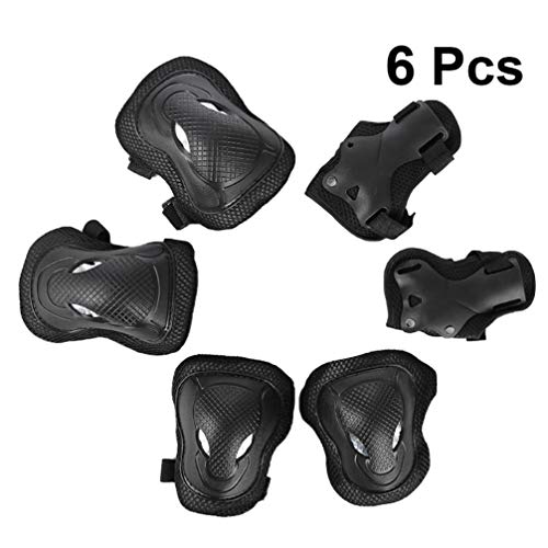 image for BESPORTBLE 6Pcs Adults Knee Pads Elbow Pads Wrist Guards Protective Ge