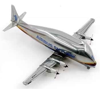 スーパーグッピー Aviationtag 青色 Super Guppy Edition 1:400 Modell + Schlüsselanhänger
