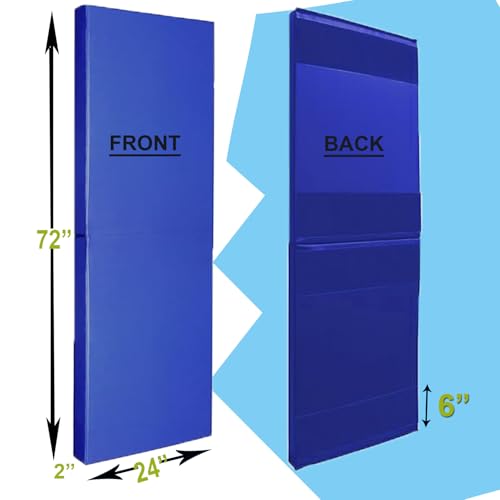 Image of Basketball Wall Panels, 2 inch Thick Wall Pads for Gym, Gym Wall Padding with Waterproof Leather, Anti Collision Padded Foam Mat Protection for Kids Basketball Hoops
