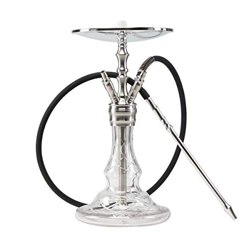 THE HOOKAH SKYWALKER HANDCUT FULL SET Shisha Hookah 48cm V2A Edelstahl Komplettset Wasserpfeife Adapter Molassefänger… – Bild 5