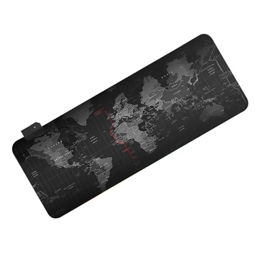Tapis de souris lumineux gaming anti-glisse pour résoudre le manque de précision