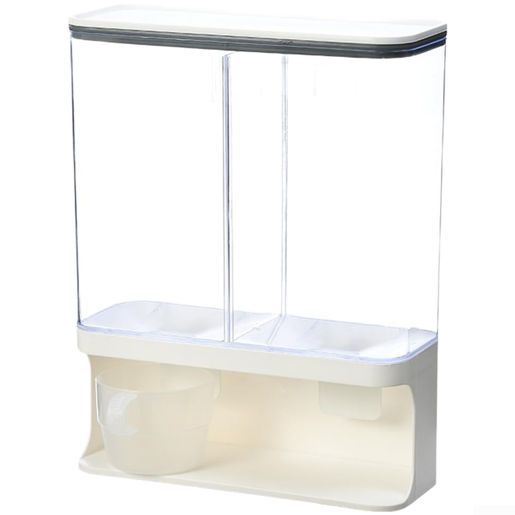 Dispensador de arroz de pared para eliminar el desorden de bolsas de cereales