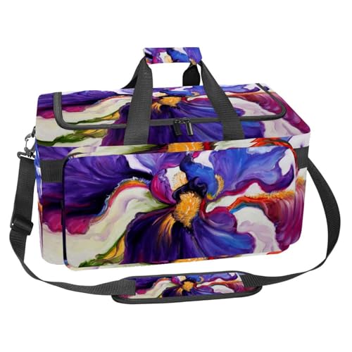 Sac de sport de 30 L fleur arc-en-ciel idéal pour entraînement et voyage