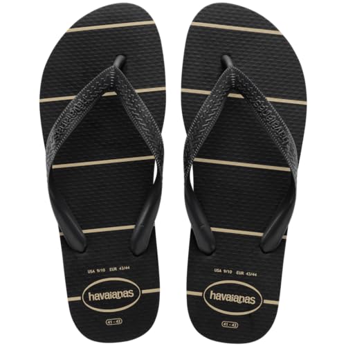 Havaianas Men's Top Sandal Color Essential Black Flip-Flop