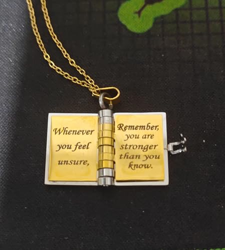 My Little Star Book Necklace,My Incredible Book Necklace for Daughter,My little hero necklace for my son, can be opened and engraved with 6 pages of messages, Birthday Gift Graduation Gift Love Jewelry4