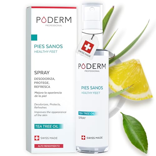 Poderm Spray Purificante de Pies para Micosis, el paquete puede variar, Menta, incoloro