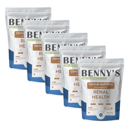 Image of Benny's Bowl Clinical Nutrition | Kidney Problems | Renal Issues Wet Dog Food |Promotes Kidney Health in Dogs | Renal Food for Dogs| No Preservatives, All Life Stages - (100 g X Pack of 5) 500 gm