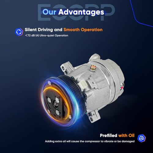 Image of ECCPP AC Compressor for Suzuki Forenza Reno for Chevrolet Optra 2004-2008 | Fast Cooling AC Compressor for Car